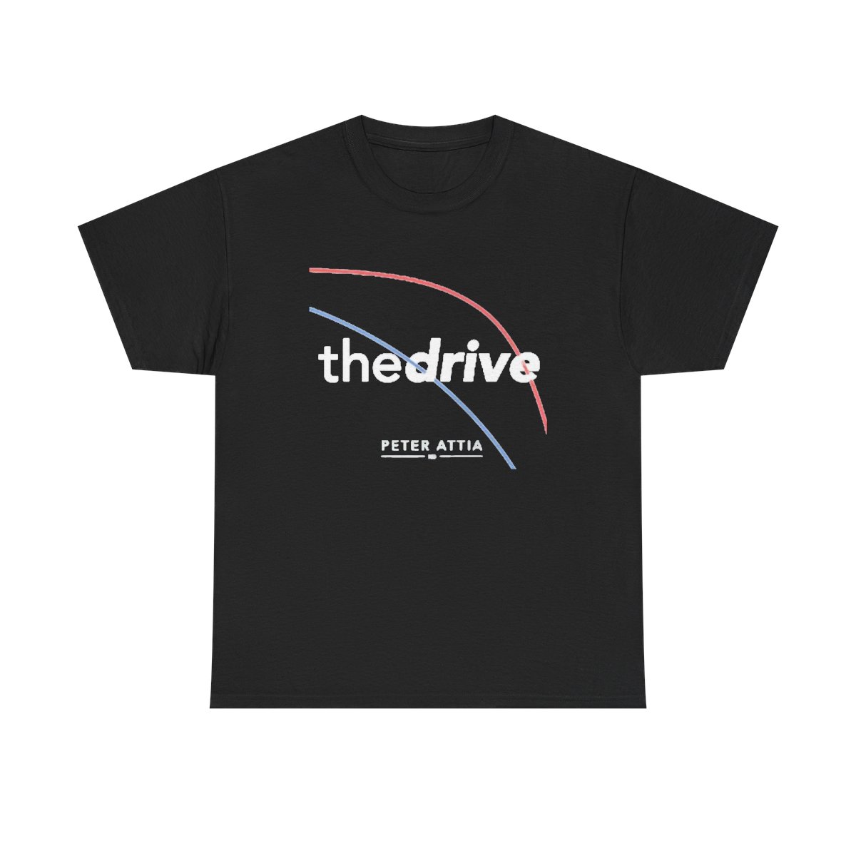 The Drive Logo Tee | Minimal Retro Lines, Peter Attia Shirt | Peter Attia Podcast